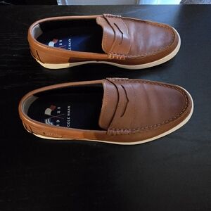 Cole Haan Brown Leather Penny Loafers